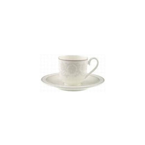 Villeroy & Boch Gray Pearl Espresso Cup and Saucer