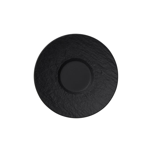 Villeroy & Boch Manufacture Rock Black Espresso Cup Saucer 12.1cm