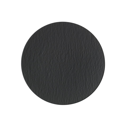 Villeroy & Boch Manufacture Rock Black Round Platter 31.8cm