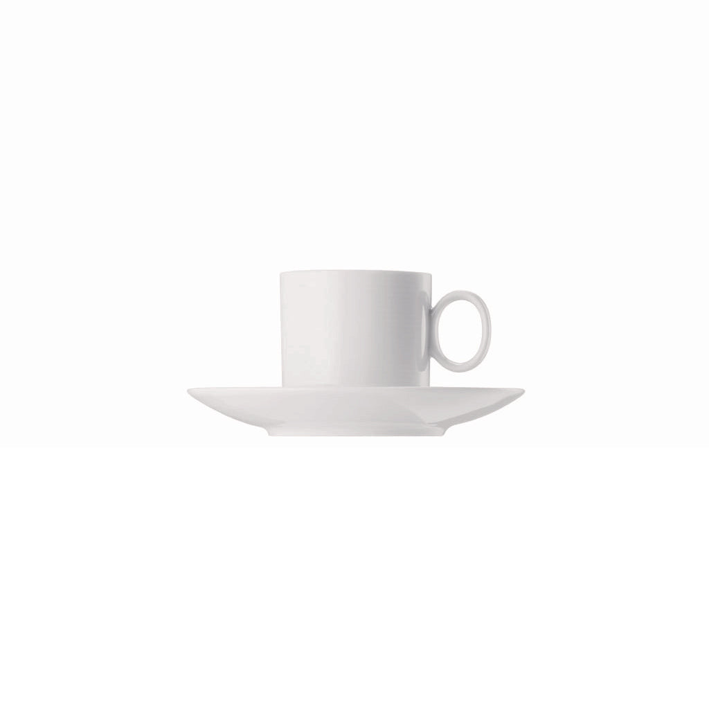 Thomas China Loft White Coffee Cup & Saucer