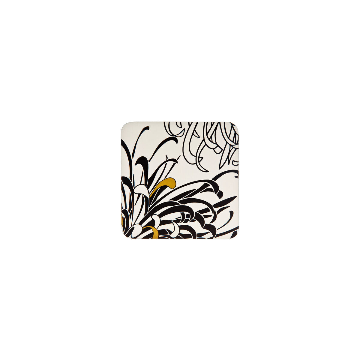Denby Monsoon Chrysanthemum Cream Coasters Set of 4