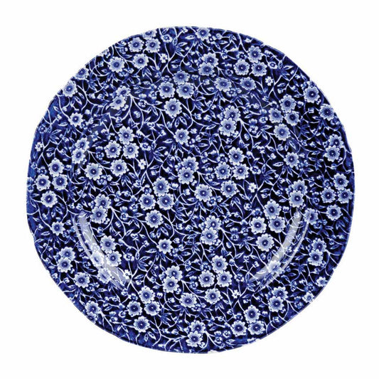 Burleigh Blue Calico Plate 26.5cm/10.5"
