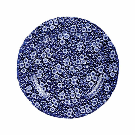 Burleigh Blue Calico Plate 21.5cm/8.5"