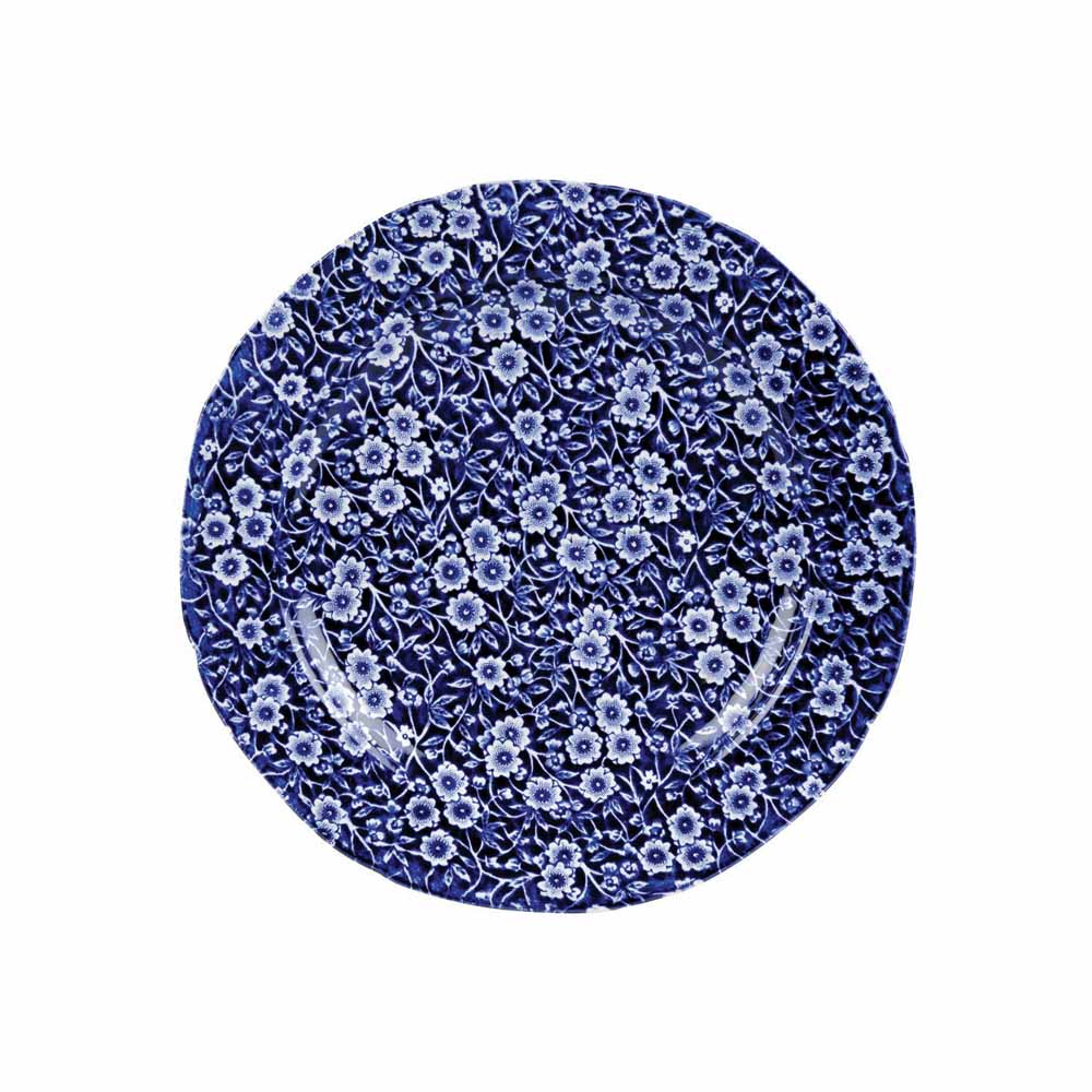 Burleigh Blue Calico Plate 19cm/7.5"