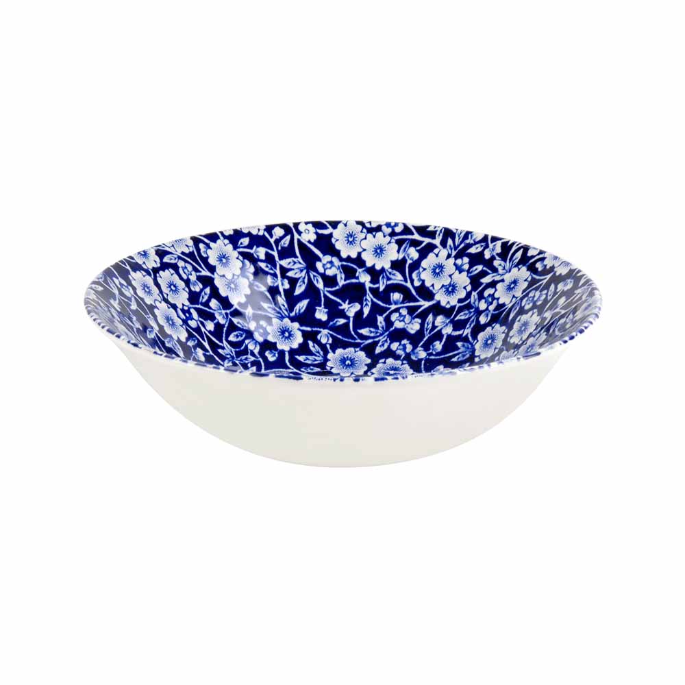Burleigh Blue Calico Cereal Bowl 16cm/6.5"
