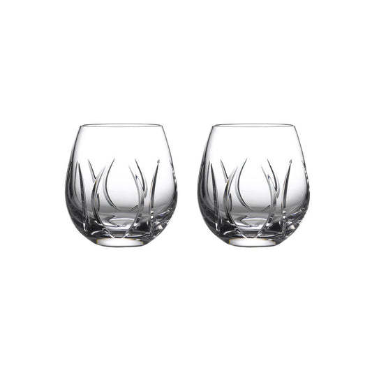 Waterford Crystal Tonn Stemless Wine Glass Set of 2