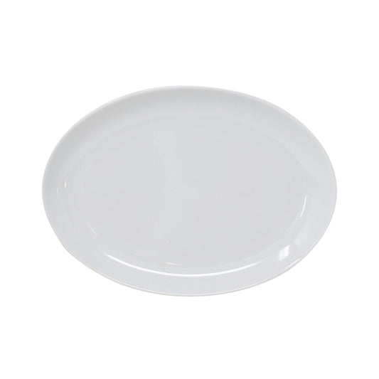 Noritake Lifestyle White Coupe Oval Platter 37cm