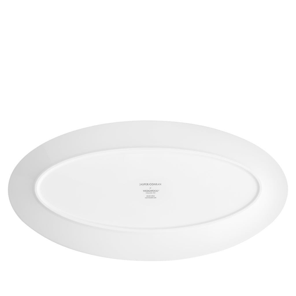 Wedgwood Jasper Conran White China Oval Dish 39cm
