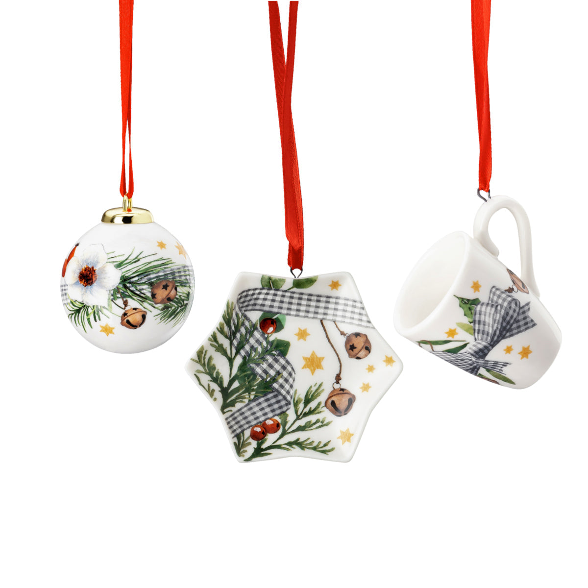 Hutschenreuther Christmas Carols Ornament Set of 3