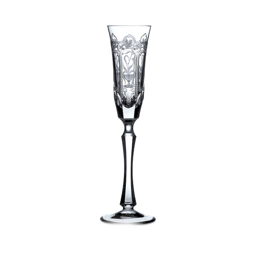Varga Crystal Imperial Clear Champagne Flute Pressed Stem