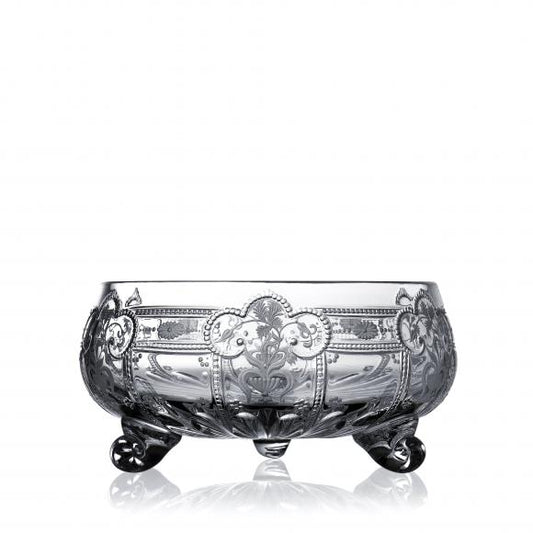Varga Crystal Imperial Clear Footed Bowl 6"