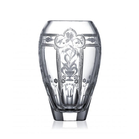 Varga Crystal Imperial Clear Vase 8"