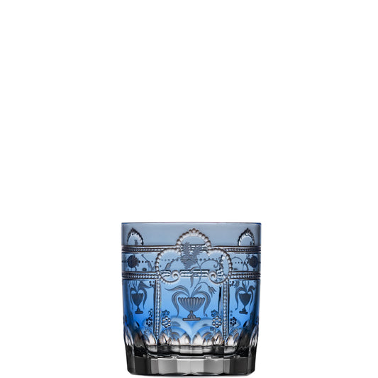 Varga Crystal Imperial Sky Blue Double Old Fashioned
