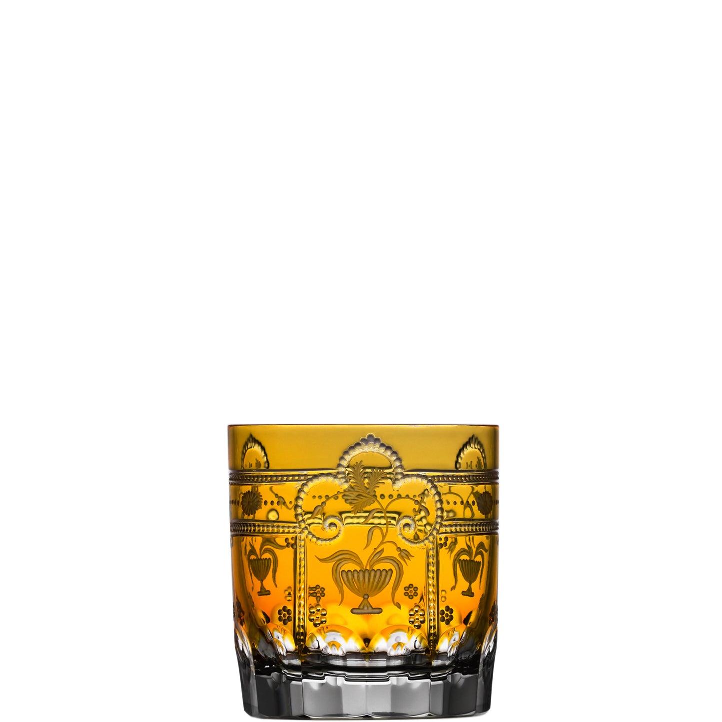Varga Crystal Imperial Amber Double Old Fashioned