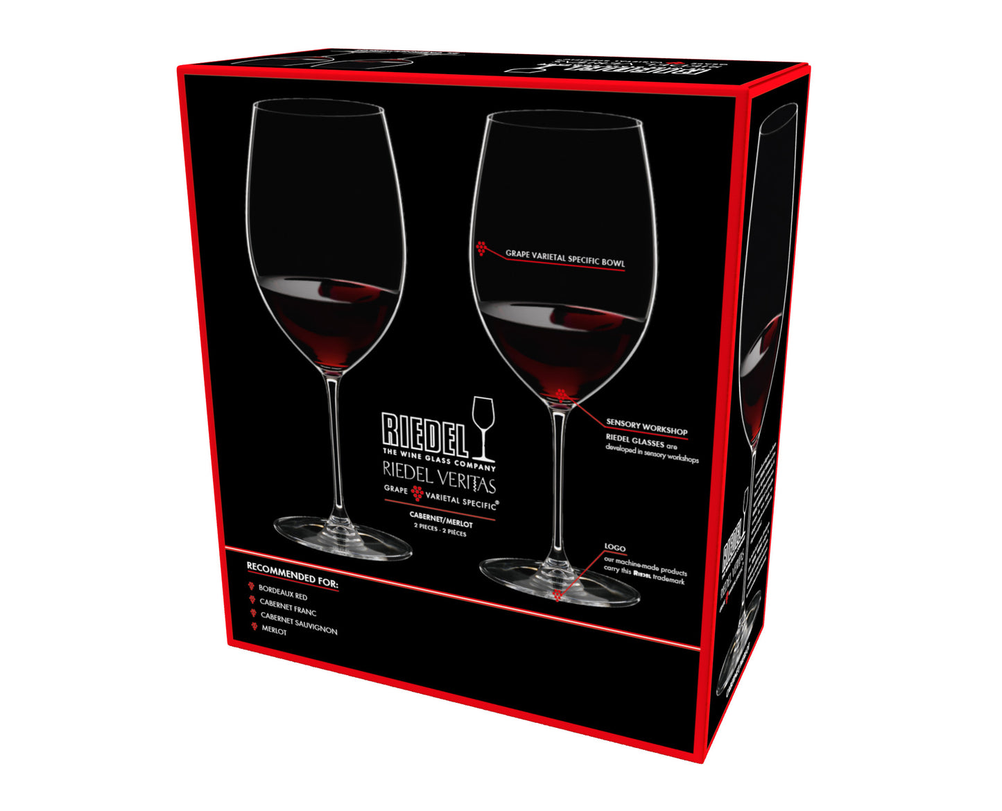 Riedel Veritas Cabernet / Merlot Wine Glass Set of 2