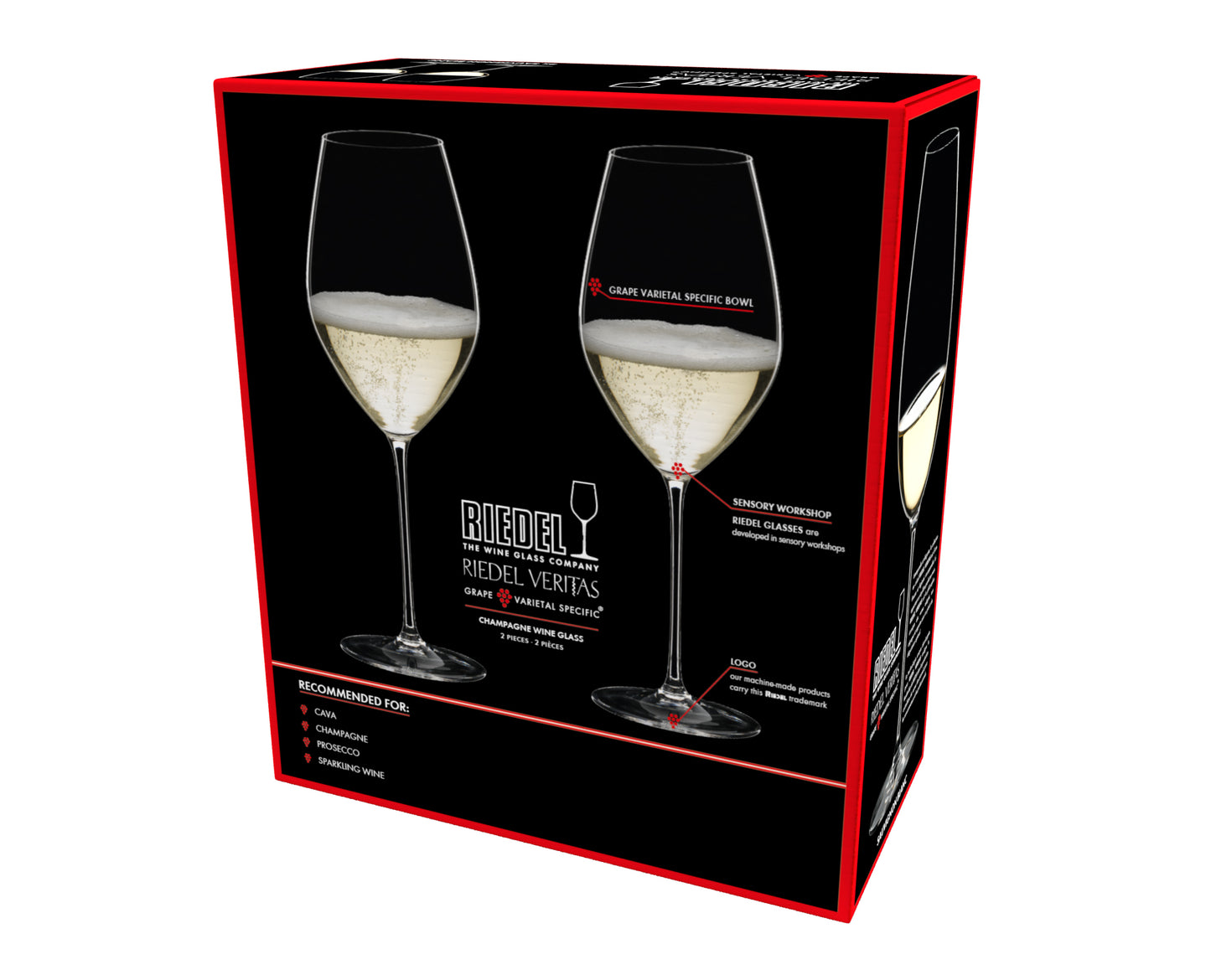 Riedel Veritas Champage Wine Glass Set of 2