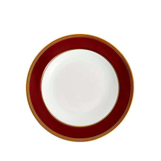 Wedgwood Renaissance Red Rim Soup Plate 23cm