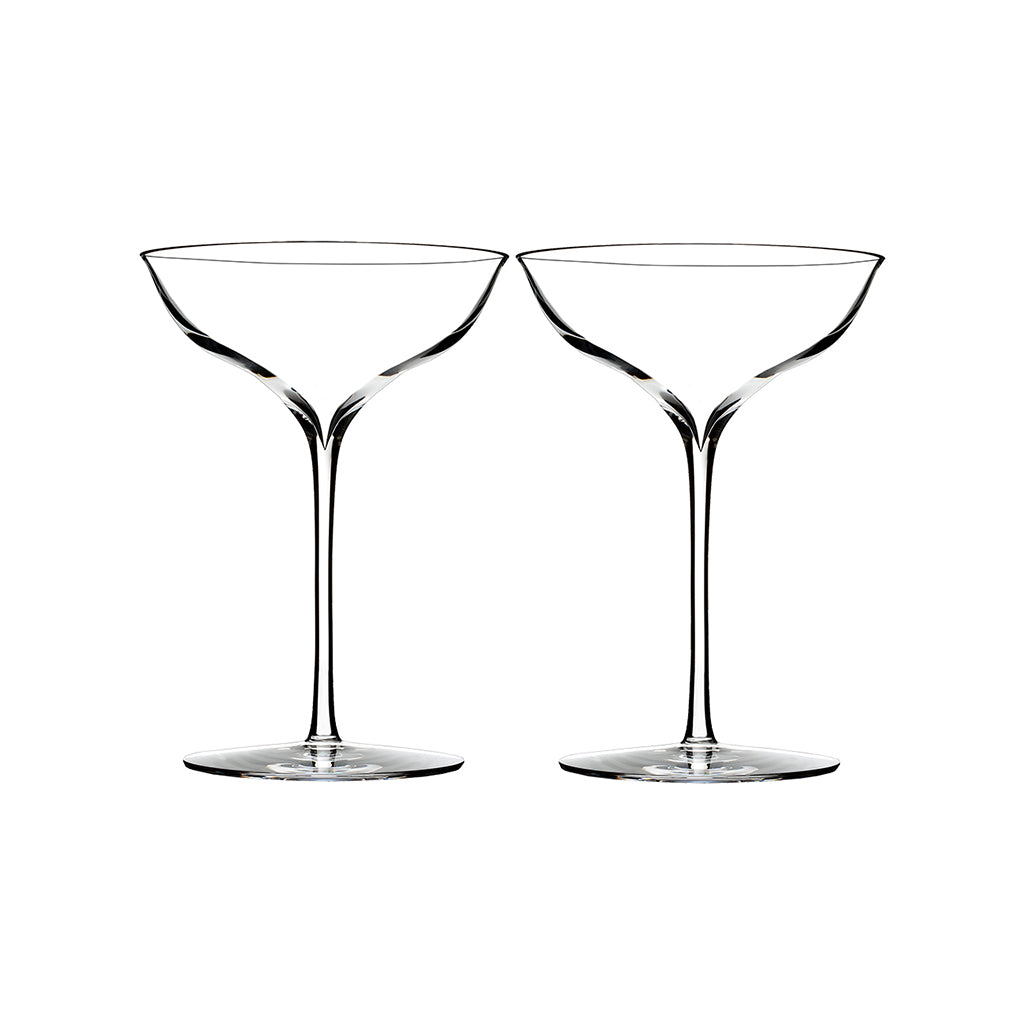 Waterford Crystal Elegance Belle Coupe Champagne Glasses, Set of 2