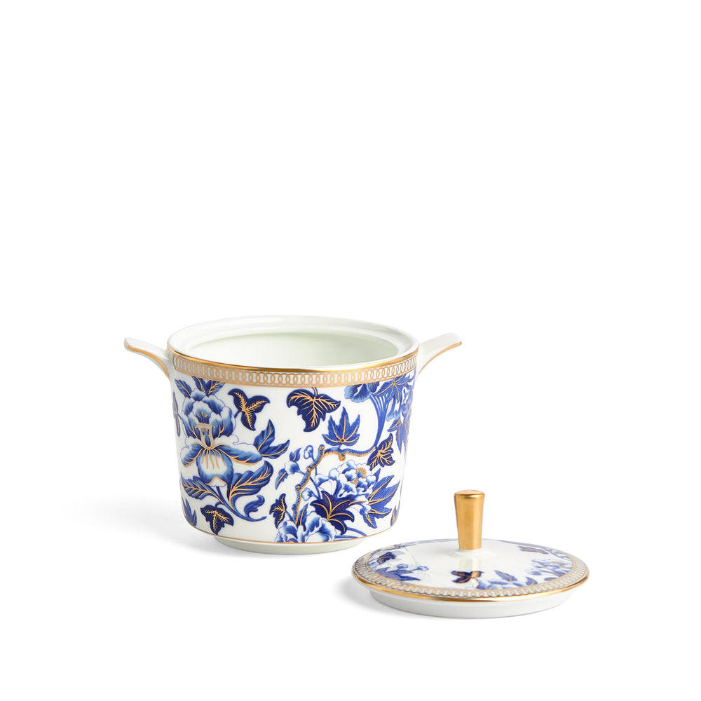 Wedgwood Hibiscus Iconic Covered Sugar Pot