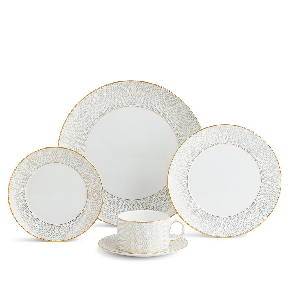 Wedgwood Gio Gold 5 Piece Place Setting