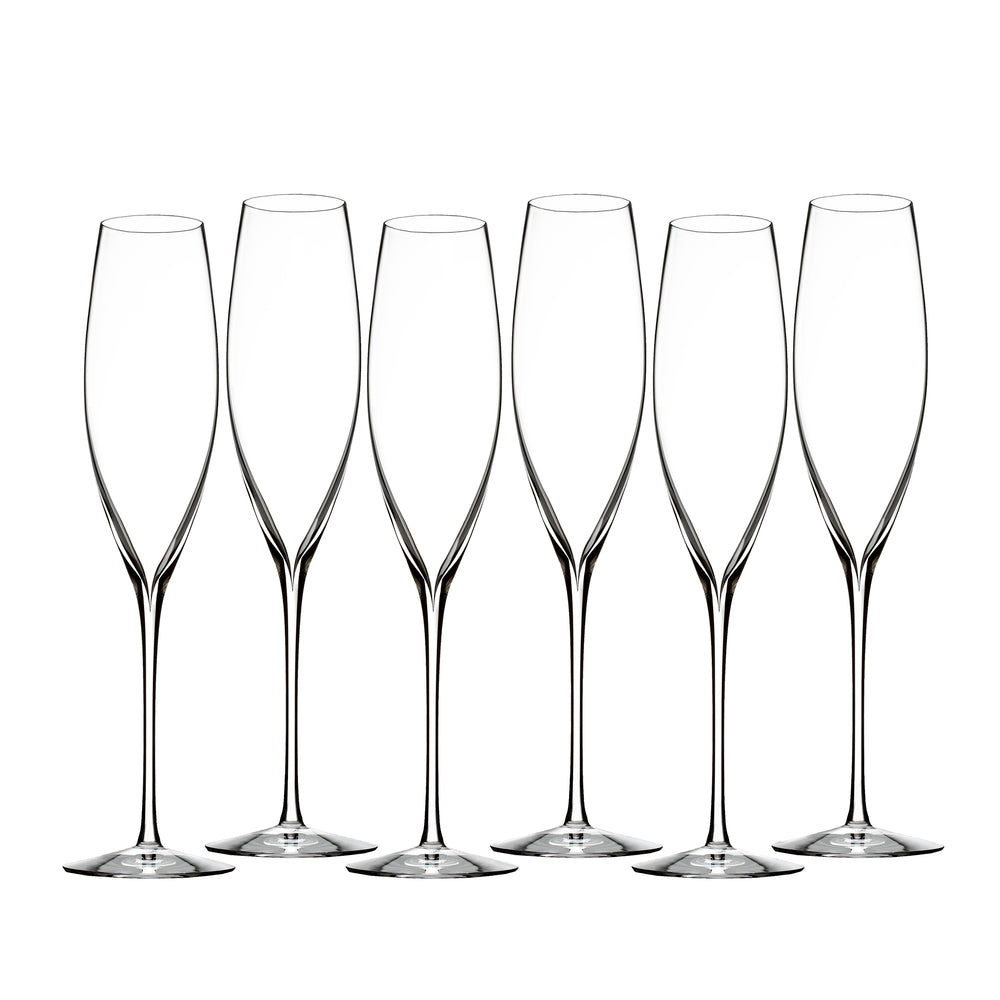 Waterford Crystal Elegance Champagne Classic Flute Set of 6