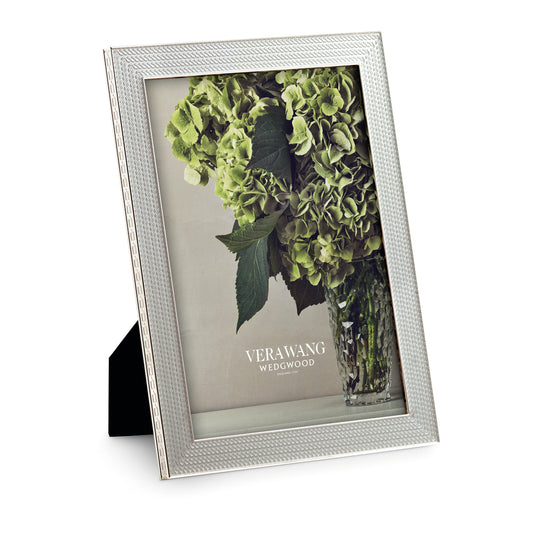 Wedgwood Vera Wang With Love Nouveau Silver Photo Frame 5x7inch