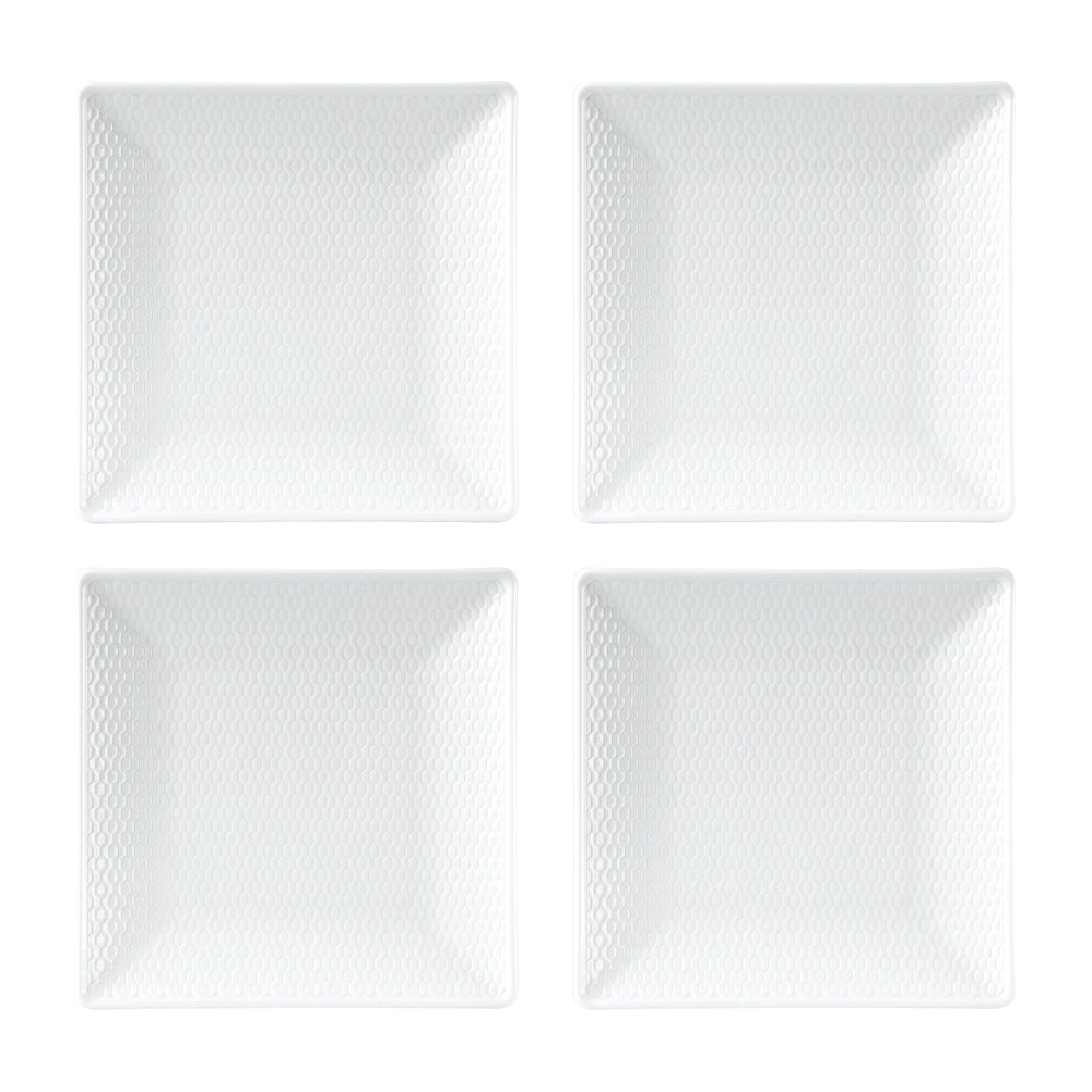 Wedgwood Gio White 14cm Square Plate Set of 4