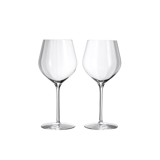 Waterford Crystal Elegance Optic Red Wine Glass Set of 2