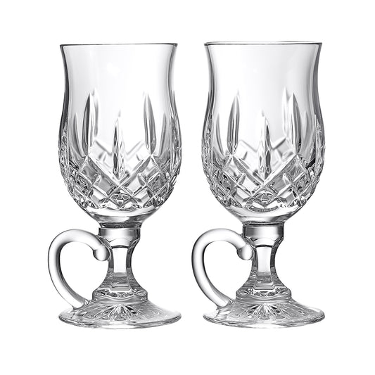 Waterford Crystal Lismore Irish Coffee Glasses, Set of 2