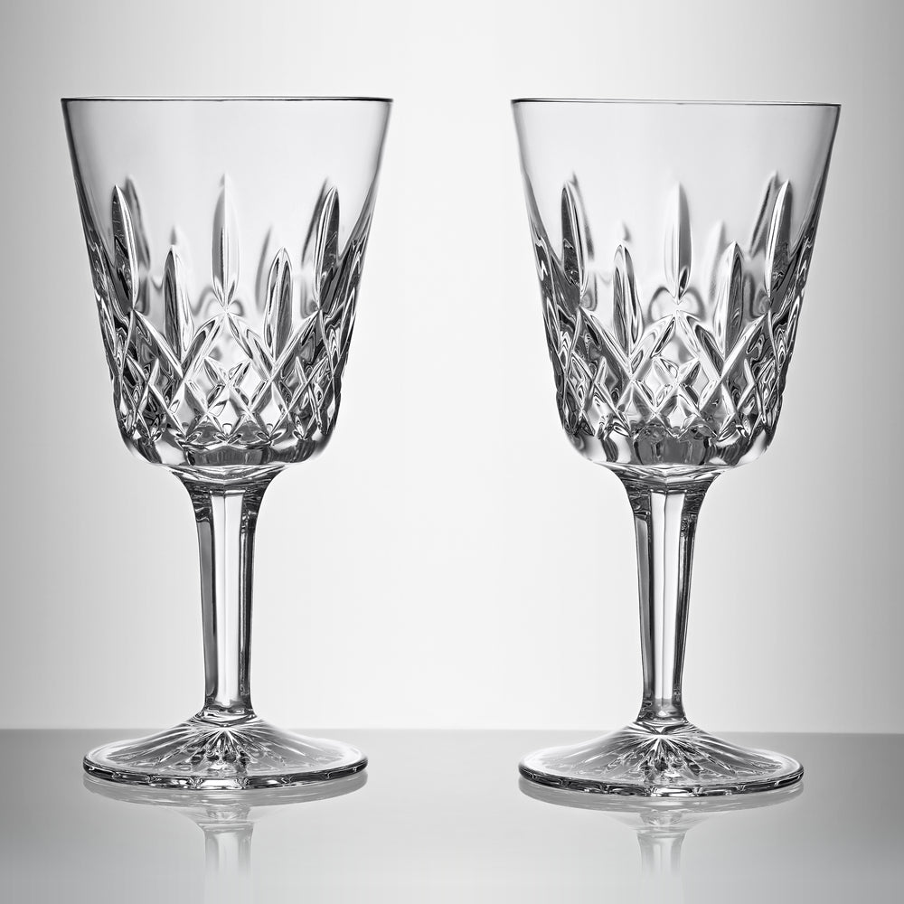 Waterford Crystal Lismore Goblet Set of 2