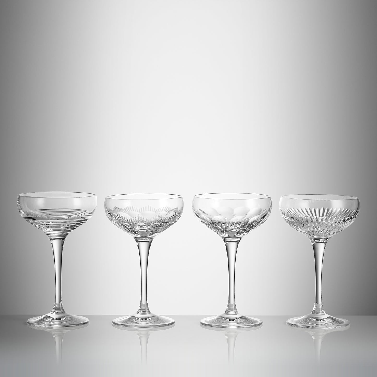 Waterford Crystal Mixology Champagne Coupe Glass Set of 4