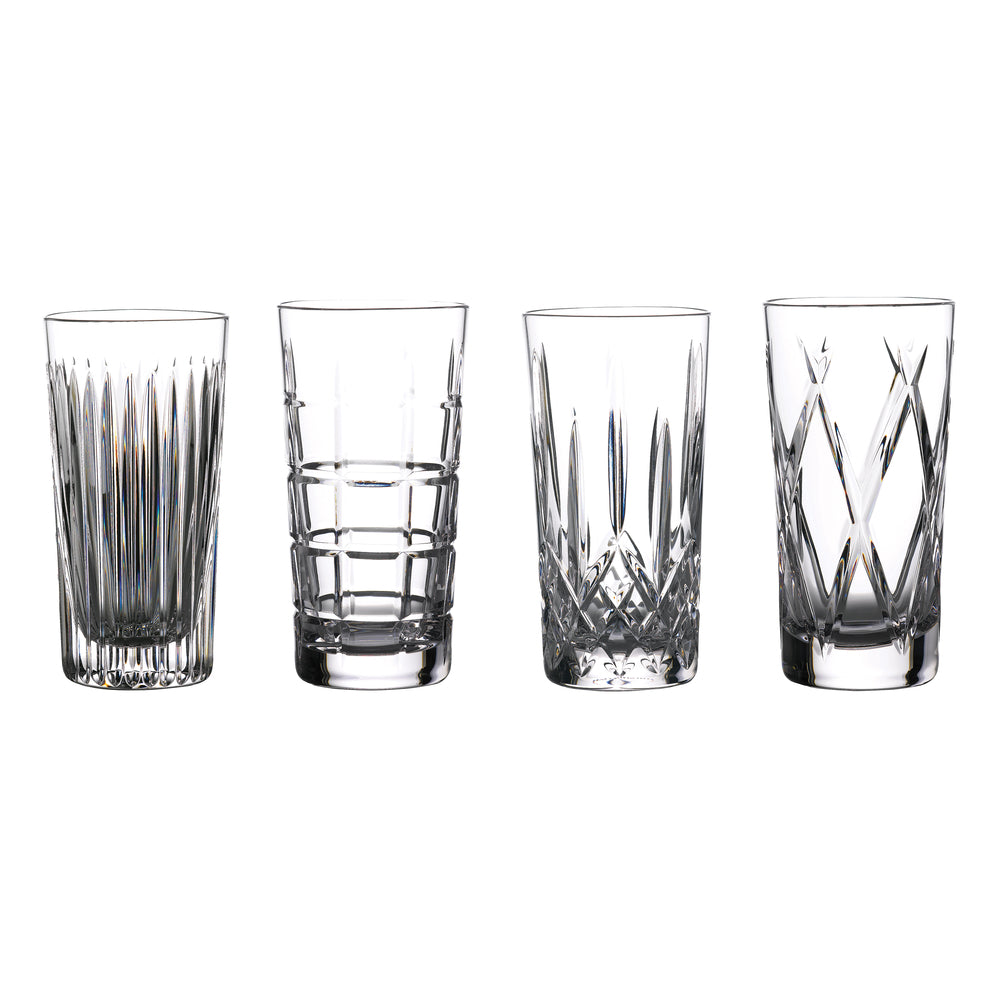 Waterford Crystal Gin Journey Hiball Mixed Set of 4