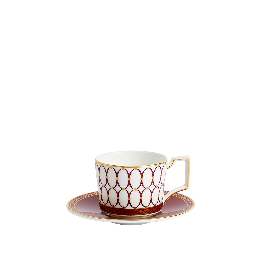 Wedgwood Renaissance Red Coffee Cup & Saucer