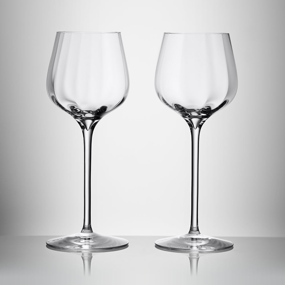 Waterford Crystal Elegance Optic Dessert Wine Glass Set of 2