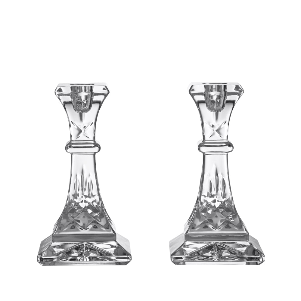 Waterford Crystal Lismore Square Candlesticks 15cm