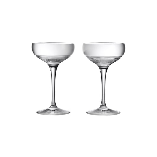 Waterford Crystal Mixology Circon Coupe Glass Set of 2