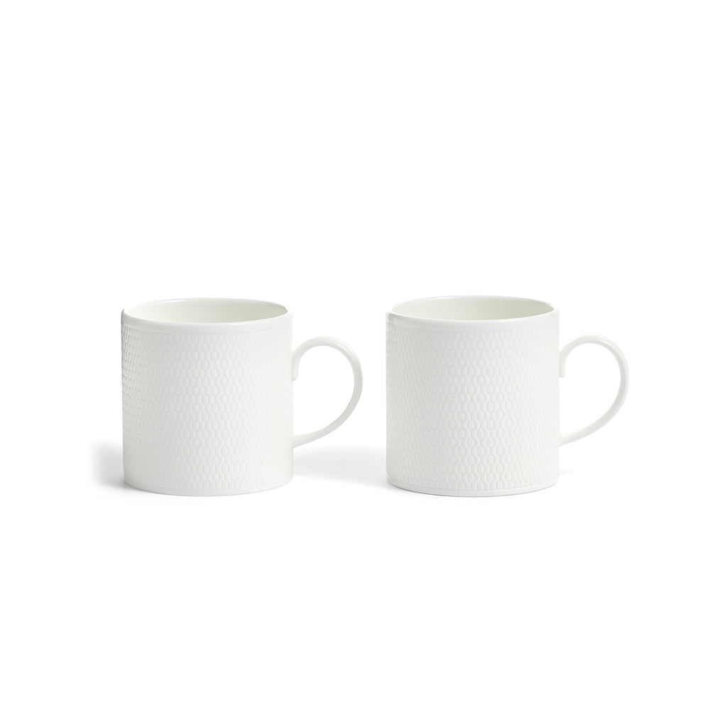 Wedgwood Gio White Mug Set of 2