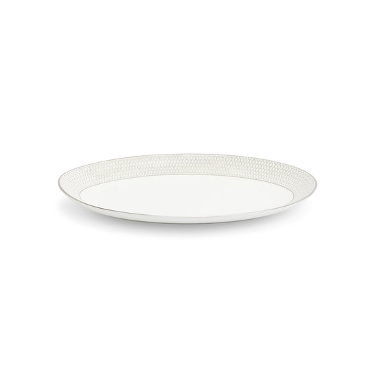 Wedgwood Gio Platinum 26cm Oval Serving Platter