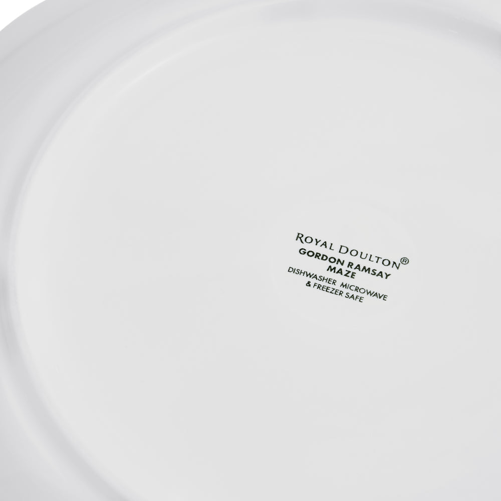 Royal Doulton Gordon Ramsay Maze White Plate 28cm Set of 4
