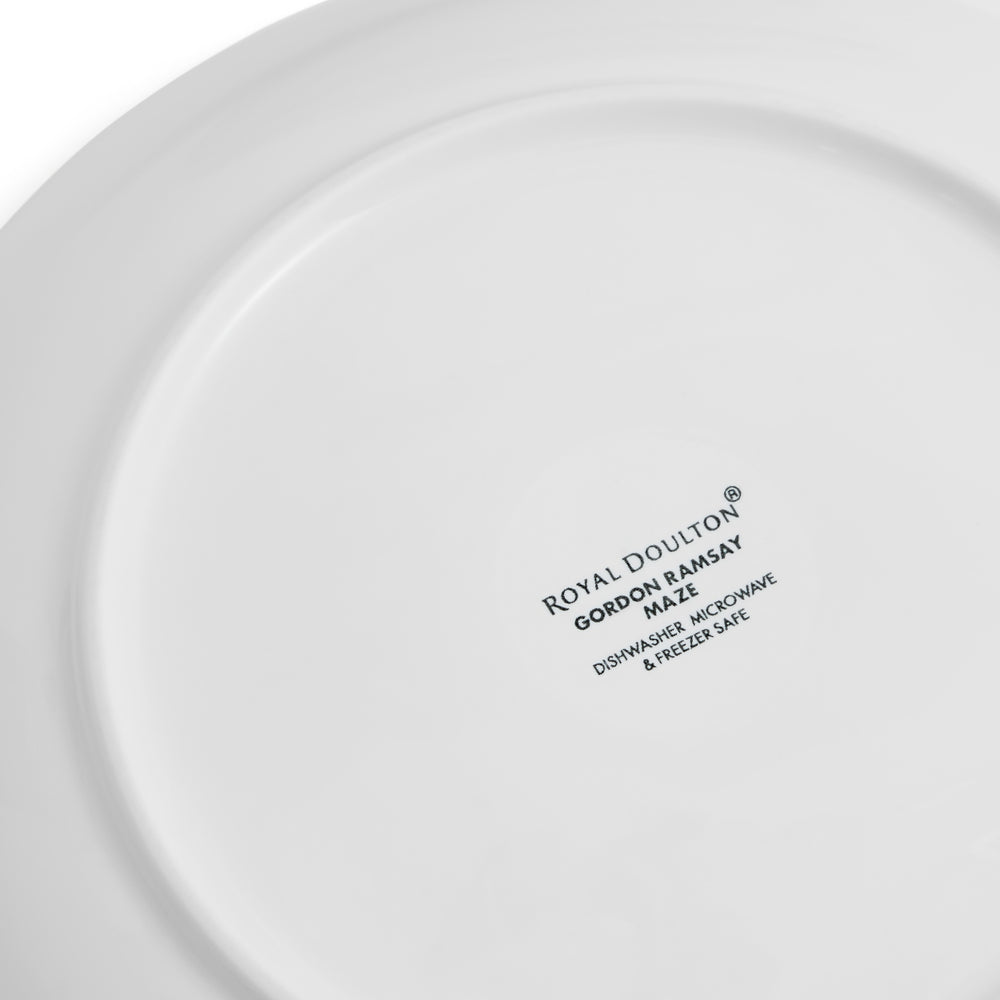Royal Doulton Gordon Ramsay Maze White Plate 22cm Set of 4
