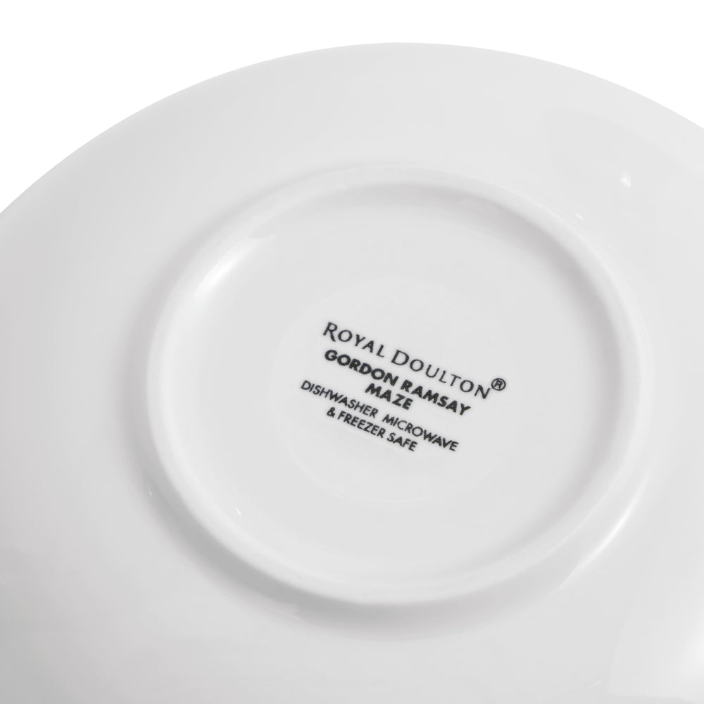 Royal Doulton Gordon Ramsay Maze White Cereal Bowl 18cm Set of 4