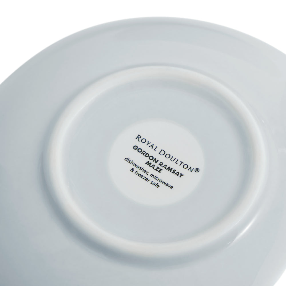 Royal Doulton Gordon Ramsay Maze Light Grey Cereal Bowl 18cm Set of 4