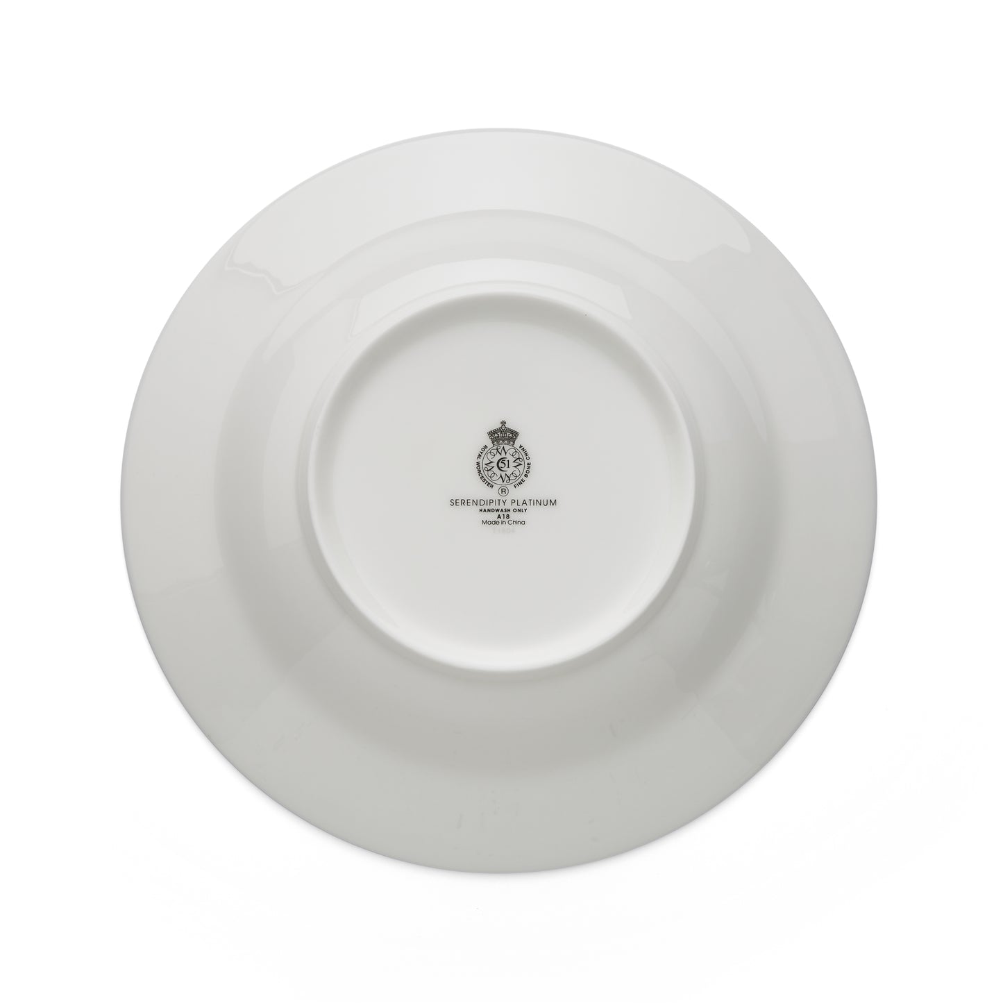 Royal Worcester Serendipity Platinum Soup Plate 23.5cm