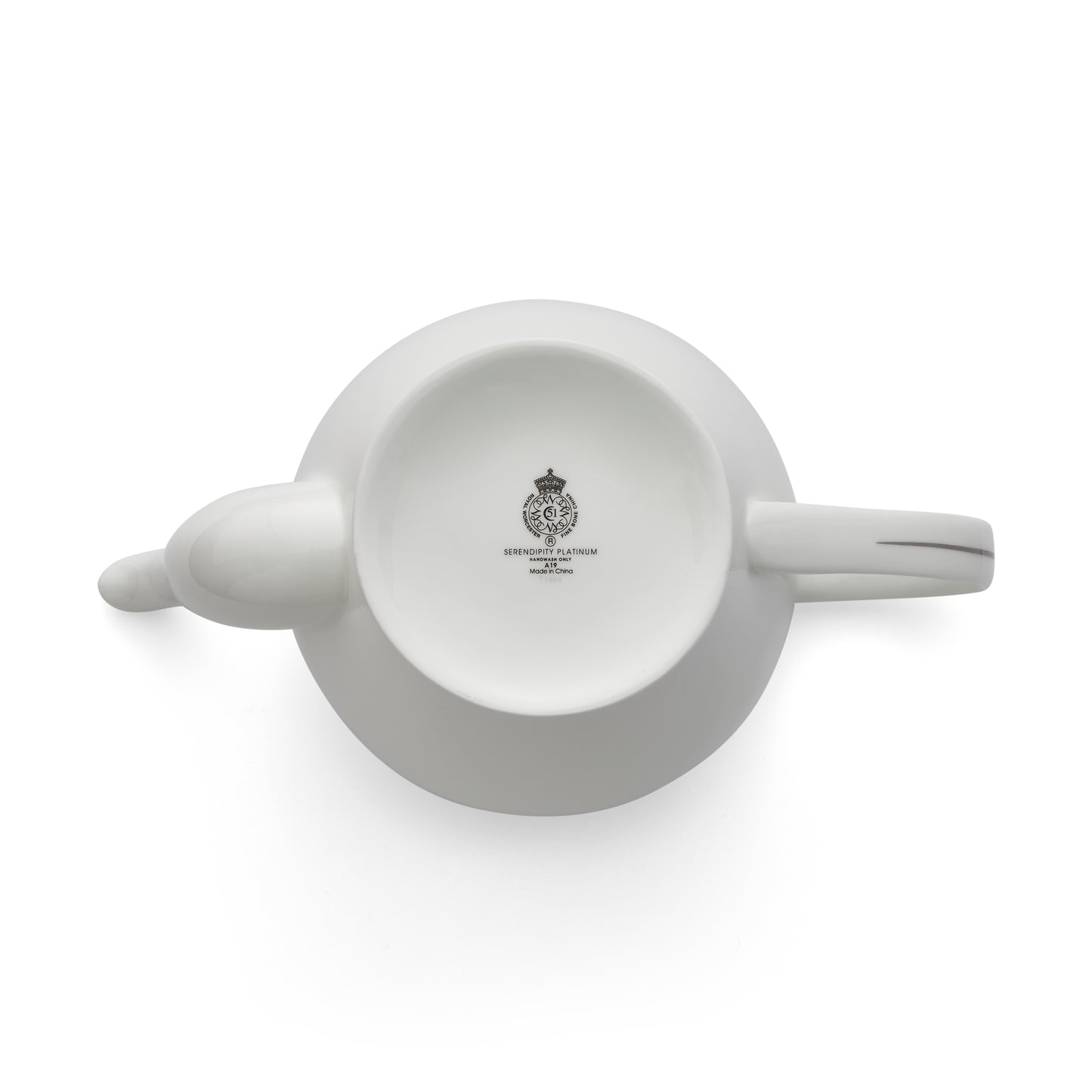 Royal Worcester Serendipity Platinum Teapot 2pt
