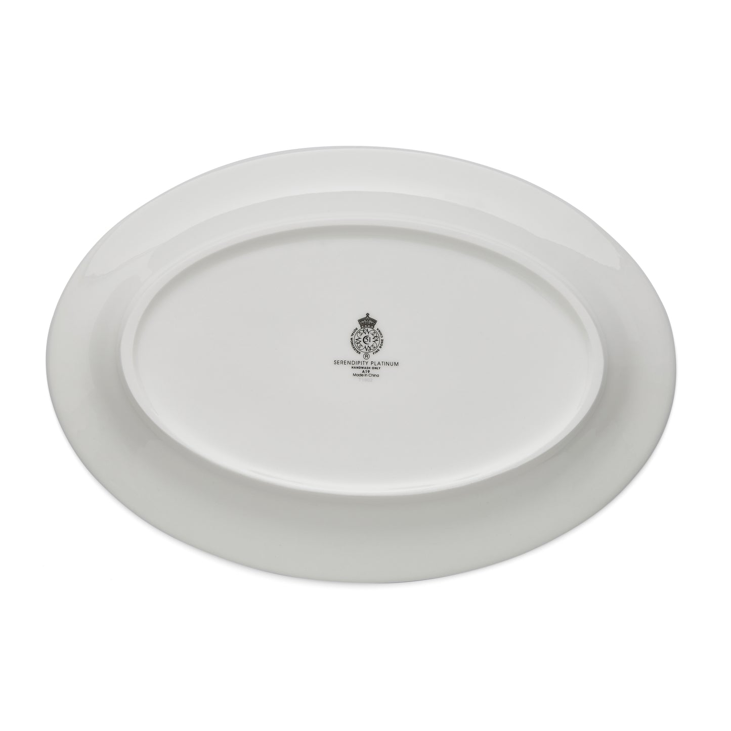 Royal Worcester Serendipity Platinum Oval Platter 30cm