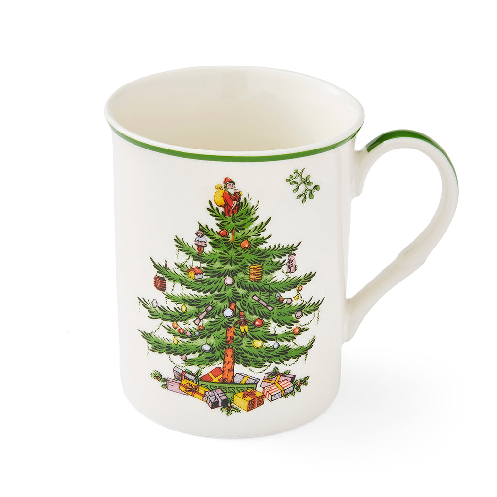 Spode Christmas Tree Mug Set of 4