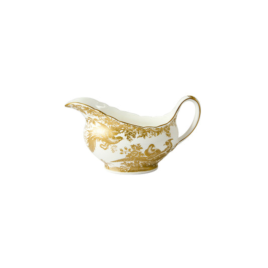 Royal Crown Derby Aves Gold Sauce Boat 450ml