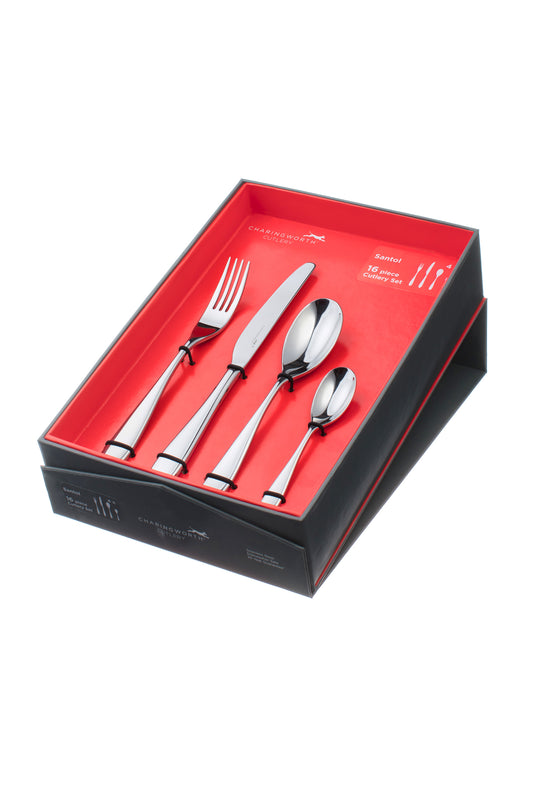 Charingworth Santol Mirror 24 Piece Cutlery Set