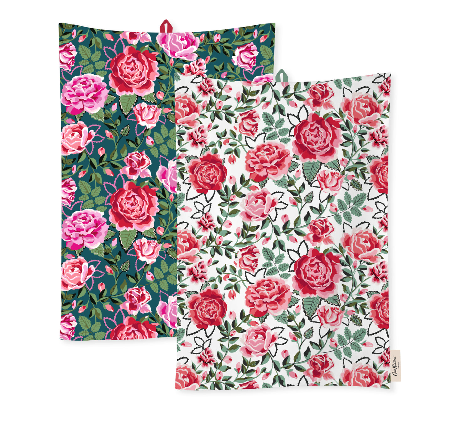 Cath Kidston Dolly Rose Tea Towels Set of 2