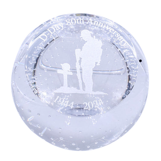 Caithness D-Day Landings 80th Anniversary Paperweight-Goviers
